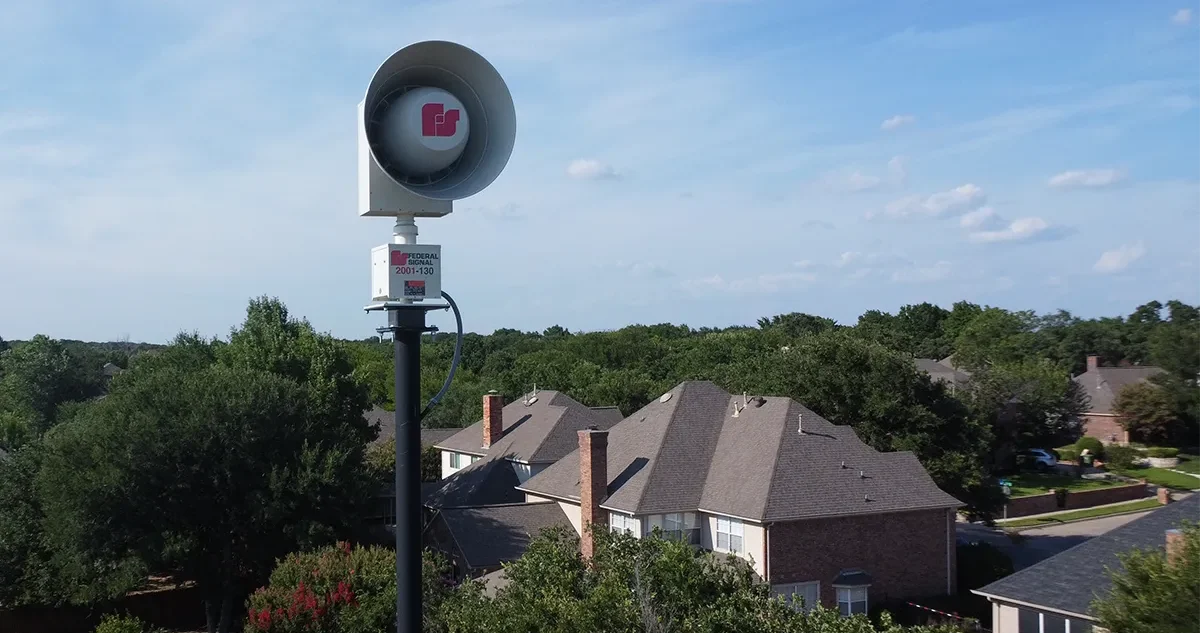 Tornado Siren In Community