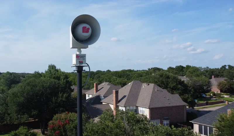 Tornado Siren In Community