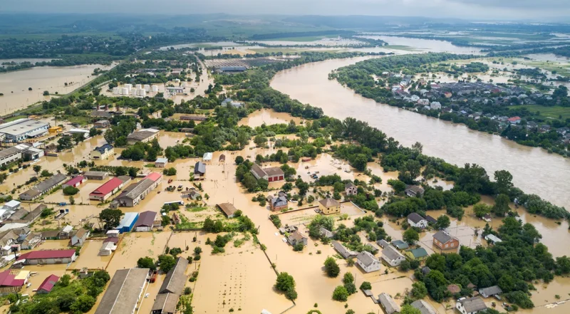 River Floods Town River Floods Town