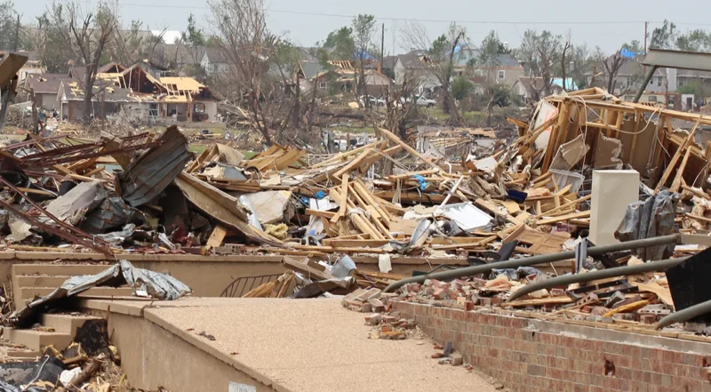 Tornado Destroys Town