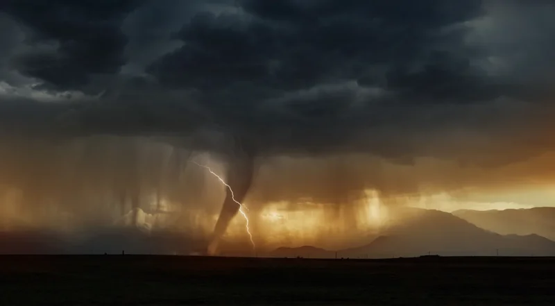 Tornado Super Cell Storm