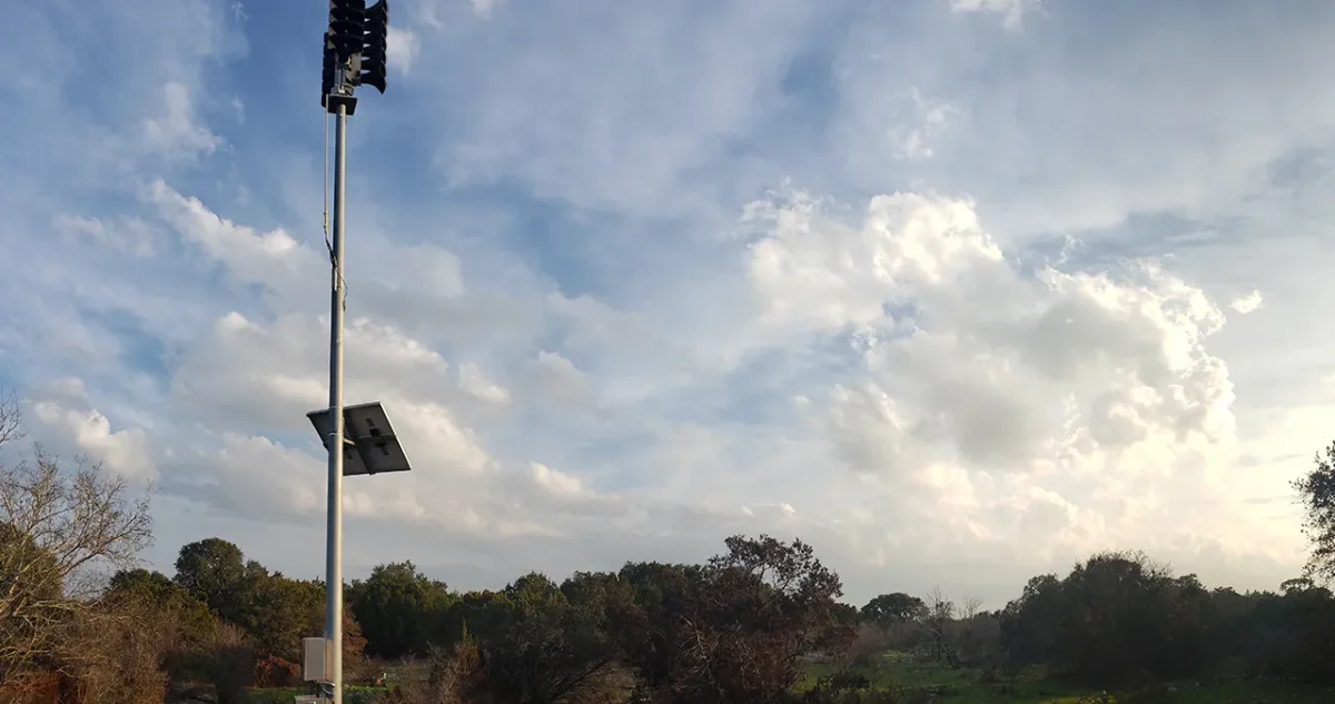 Giant Voice Siren Installation