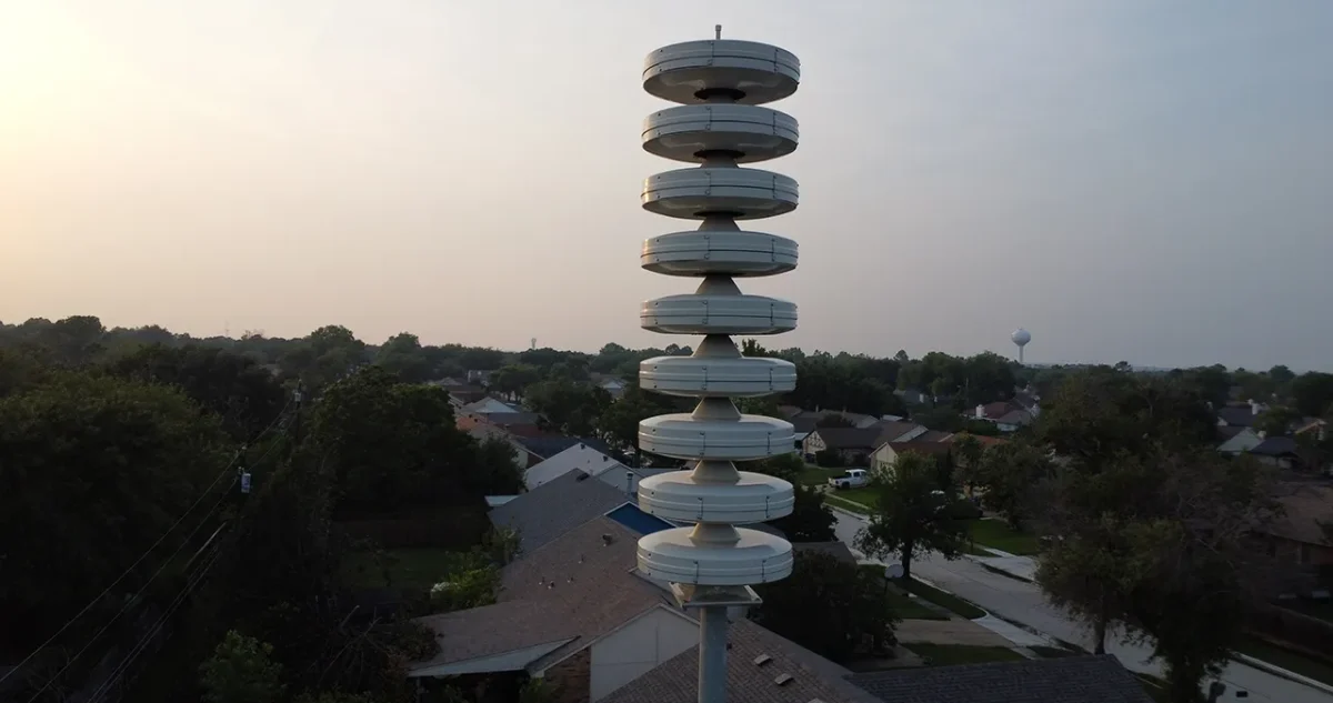 Giant Voice Siren Installed