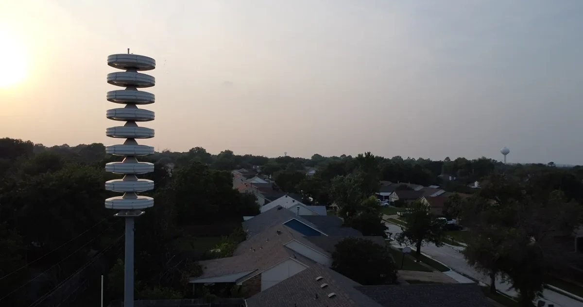 Installation Of Giant Voice Siren