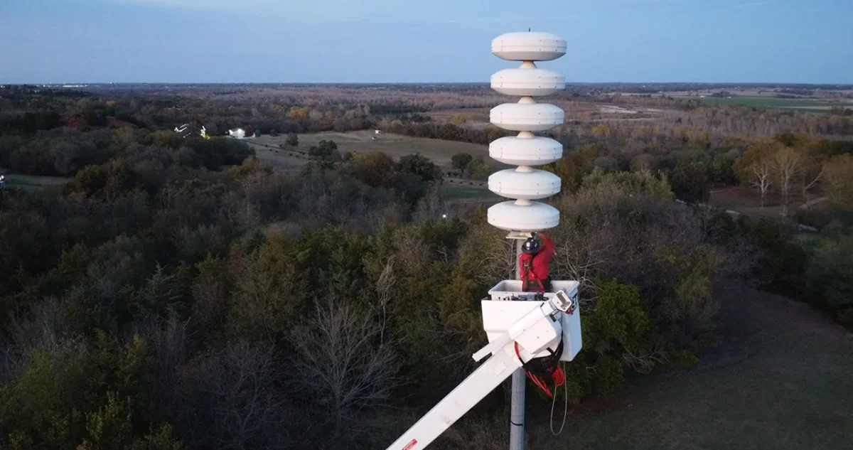 Installing Giant Voice Siren