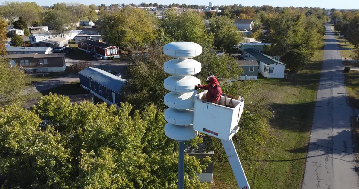 New Giant Voice Siren Installation