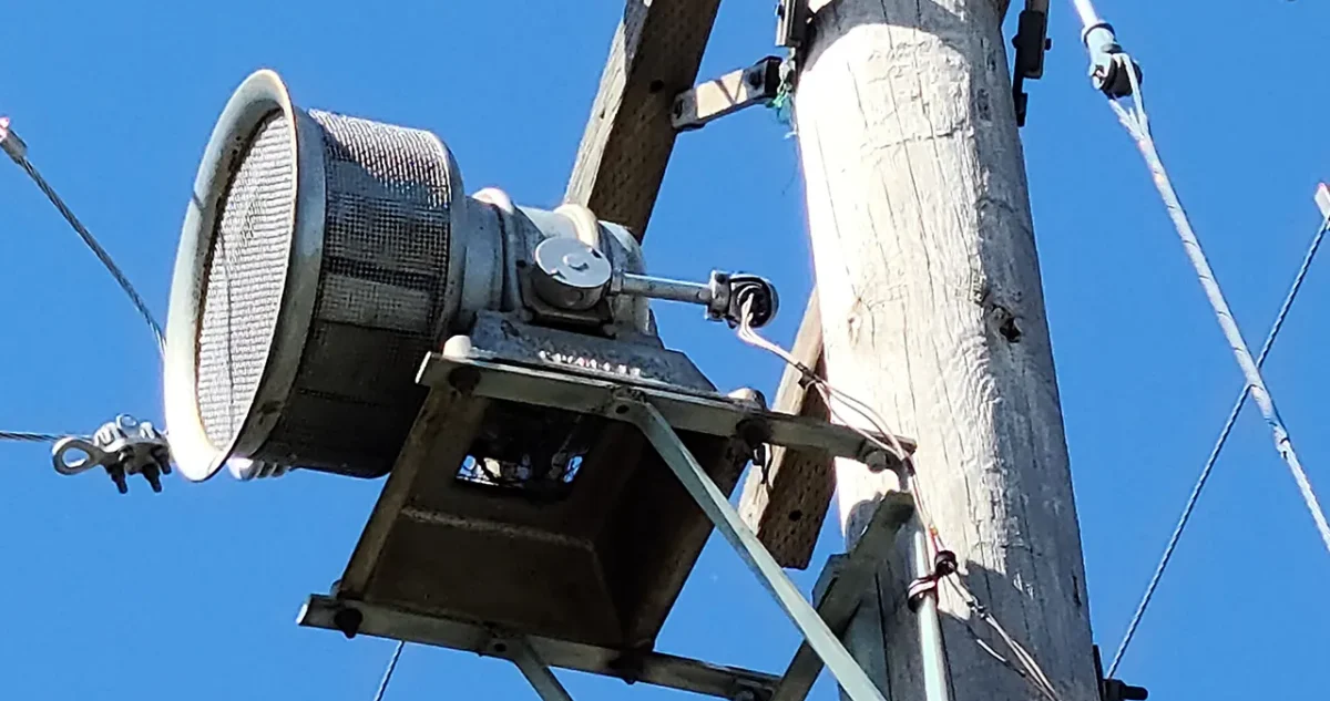Old Outdoor Siren Repair