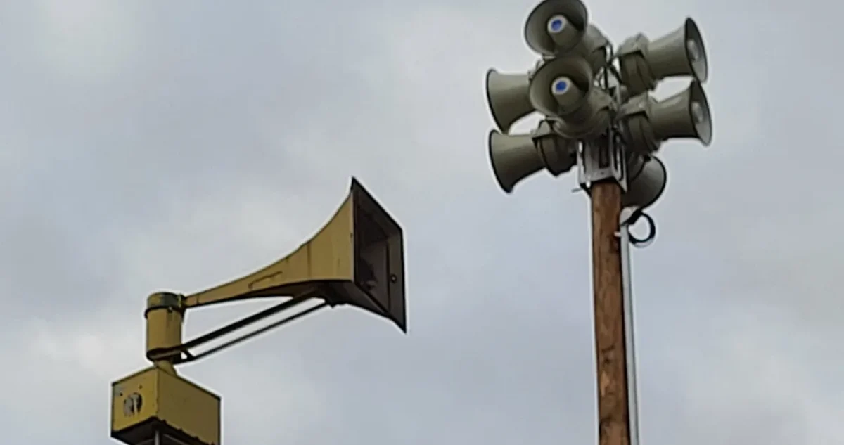Old Tornado Siren Maintenance