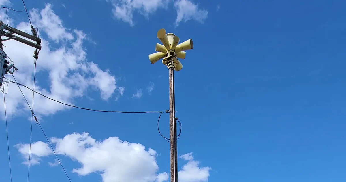 Old Tornado Siren Maintenance And Repair