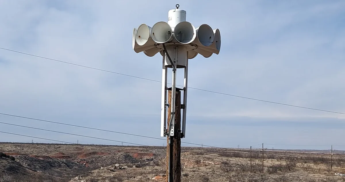 Outdoor Warning Siren Installation
