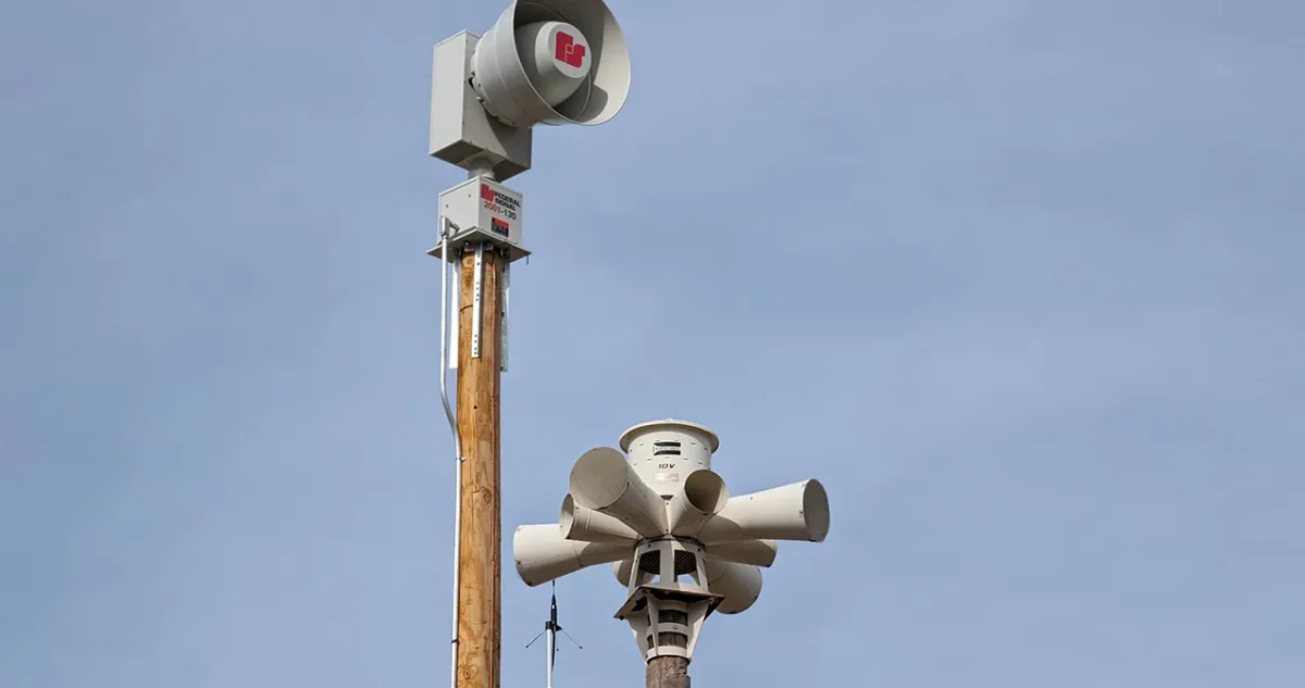Outdoor Warning Sirens Installed