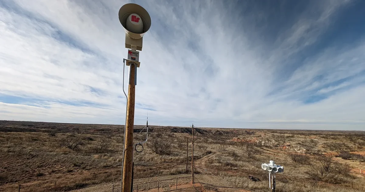 Tornado Siren Installation Hutchinson County Texas