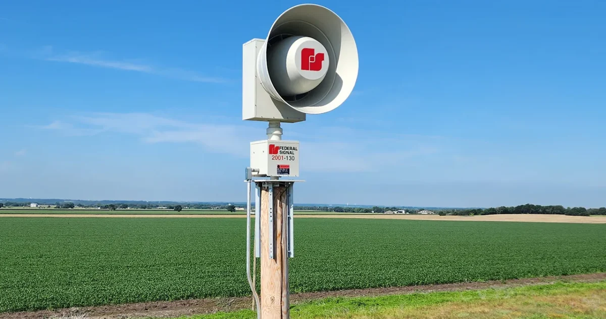 Tornado Siren Installation Solution