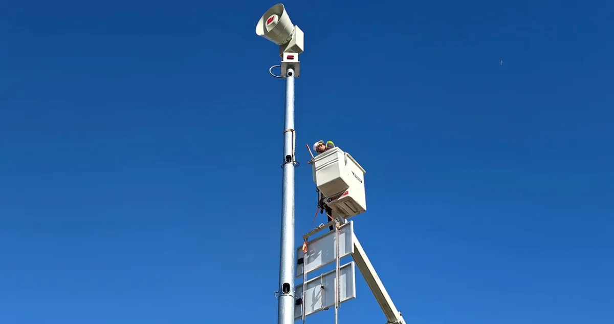 Tornado Siren Installed