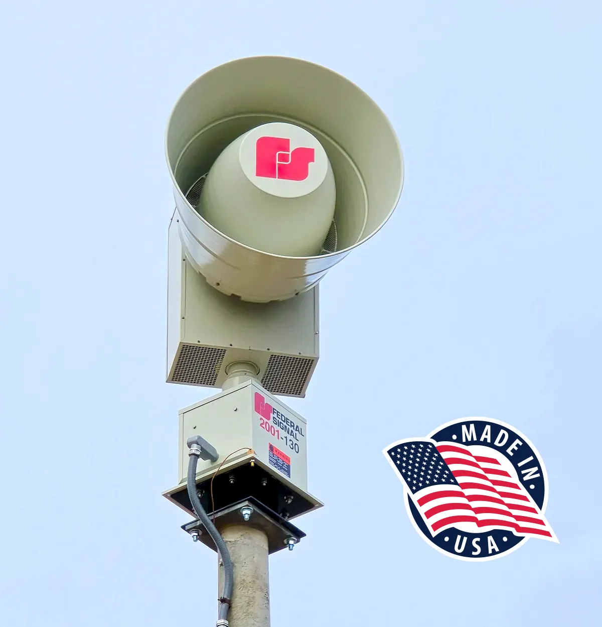 Federal Signal 2001 130 Tornado Warning Siren USA Made